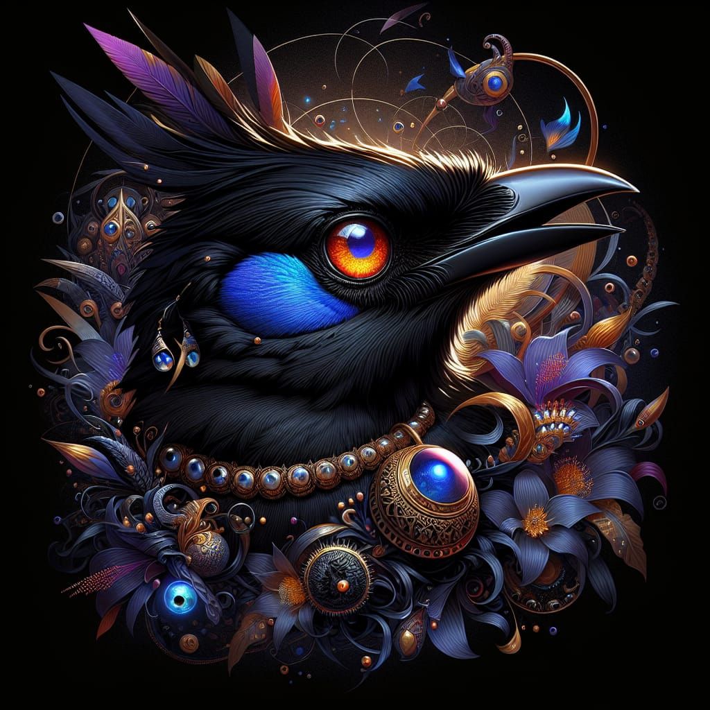 Black Mynah Bird: Fantasy Concept Art