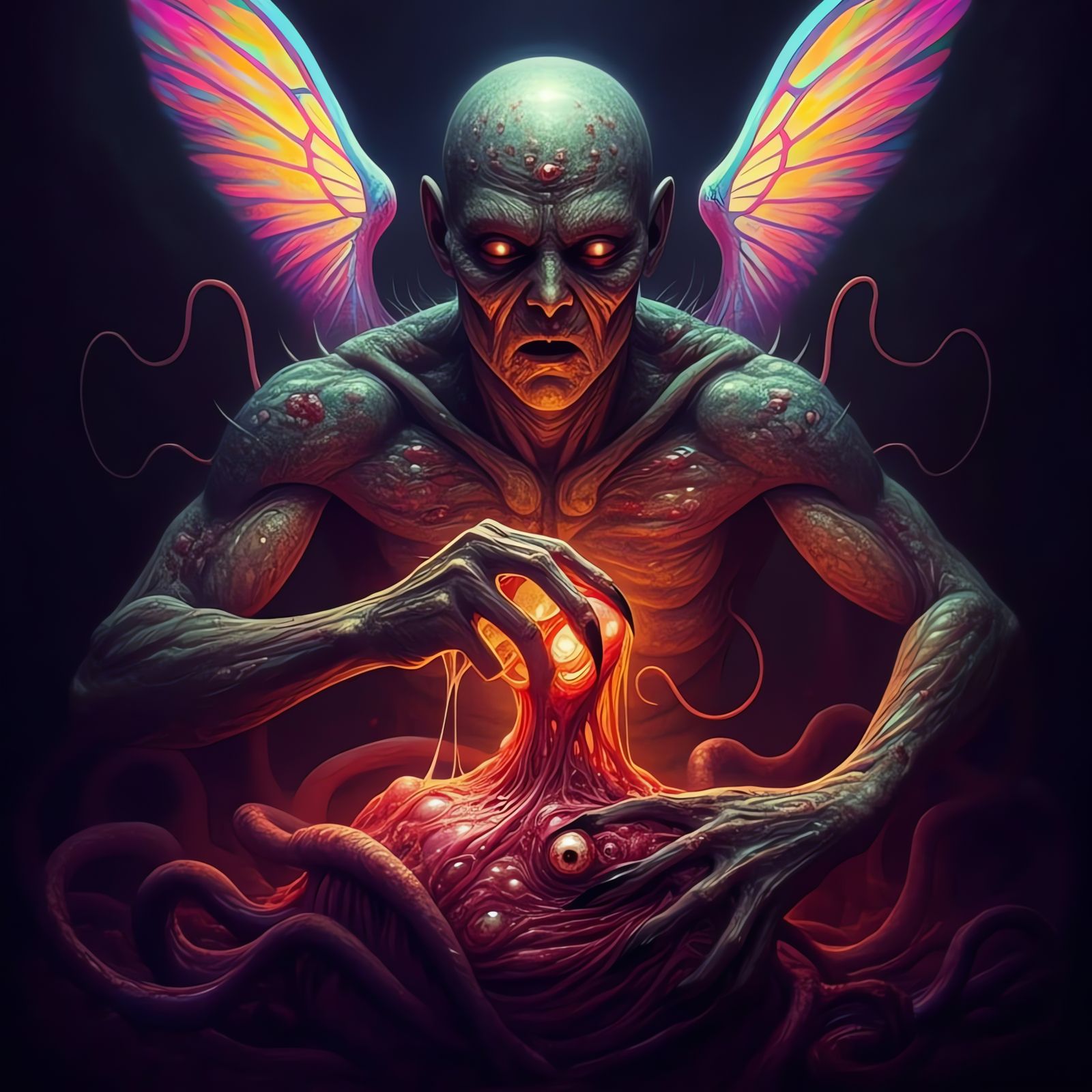 Psychedelic Entity's Grotesque Interaction