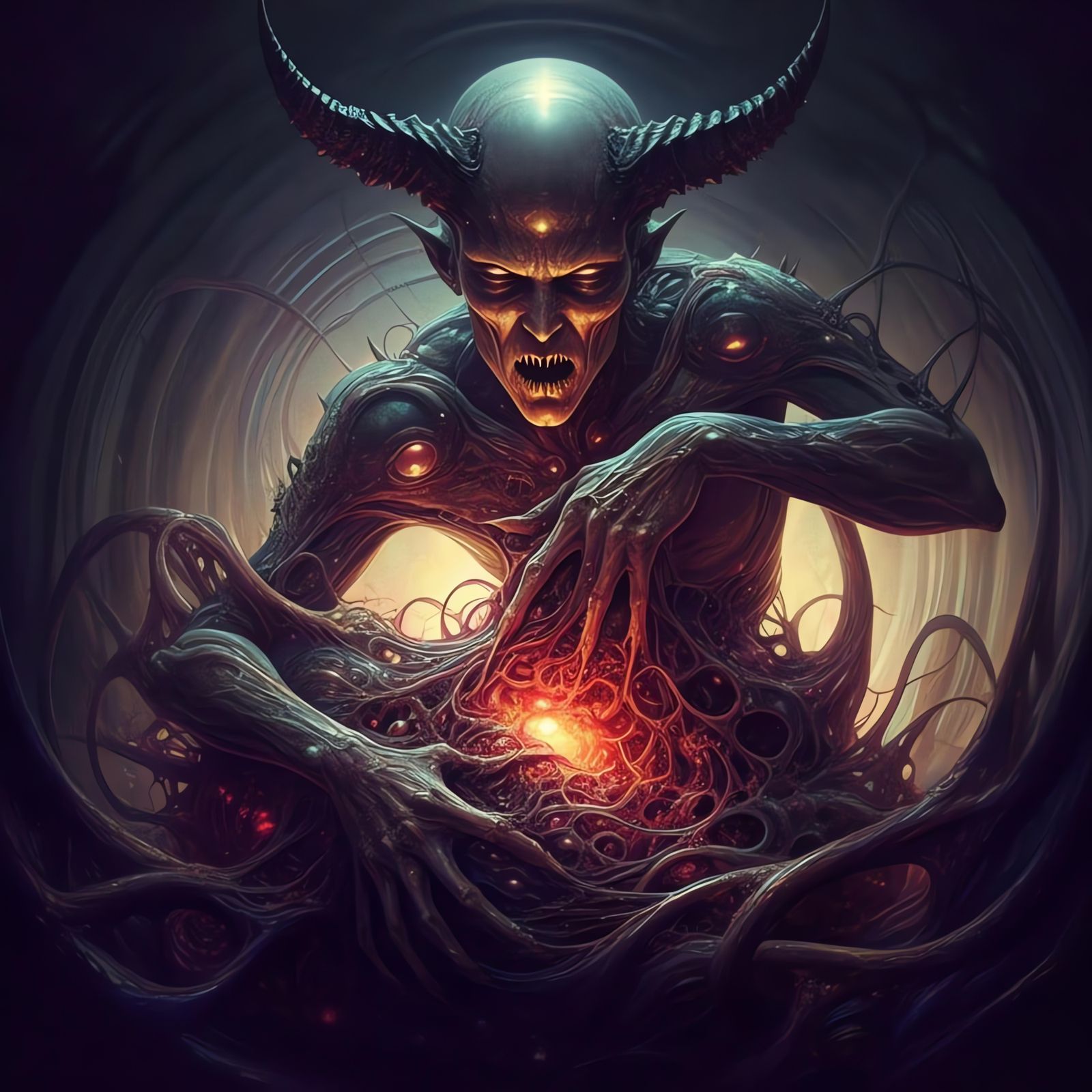 Psychedelic Entity and Grotesque Form