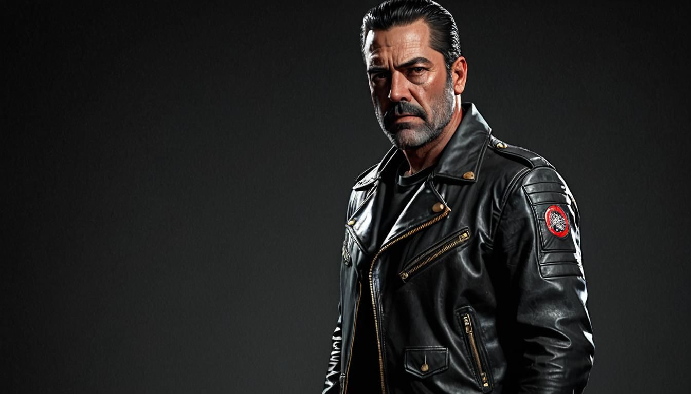 Negan from The Walking Dead in 8K
