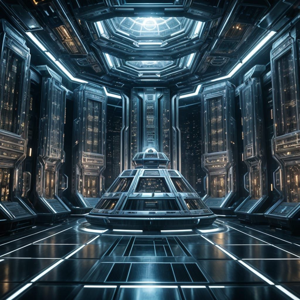 quantum supercomputer spaceship