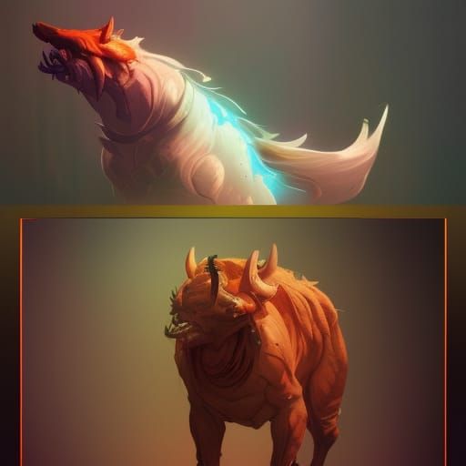 Animal Hybrids: Dynamic Concept Art in 8K