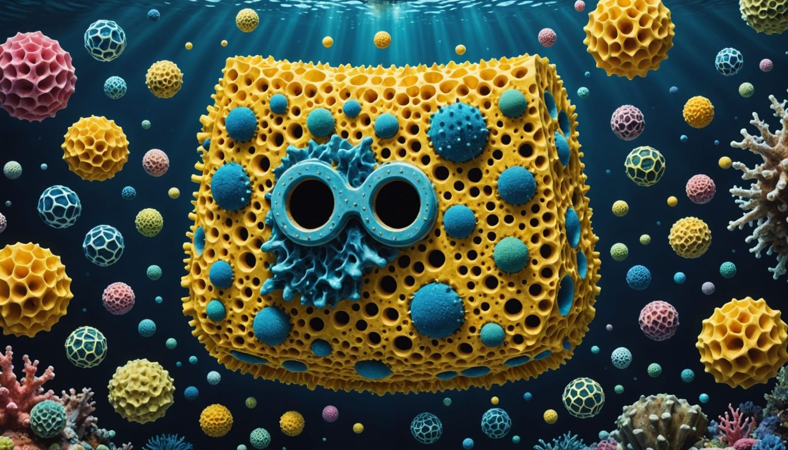 Fantastical Underwater Sponge Underpants in Hyper-Realistic ...