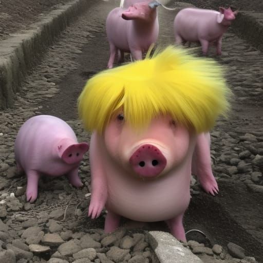 Surreal Scene Inspired by Neri di Bicci Fresco