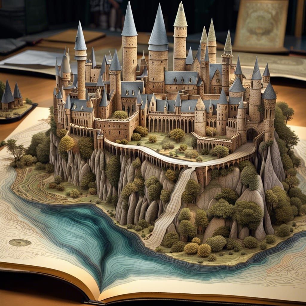 Magical 3D Hogwarts Map Coming to Life