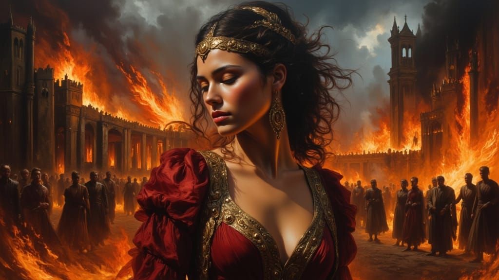 Cassandra's Anguish Before Burning Troy