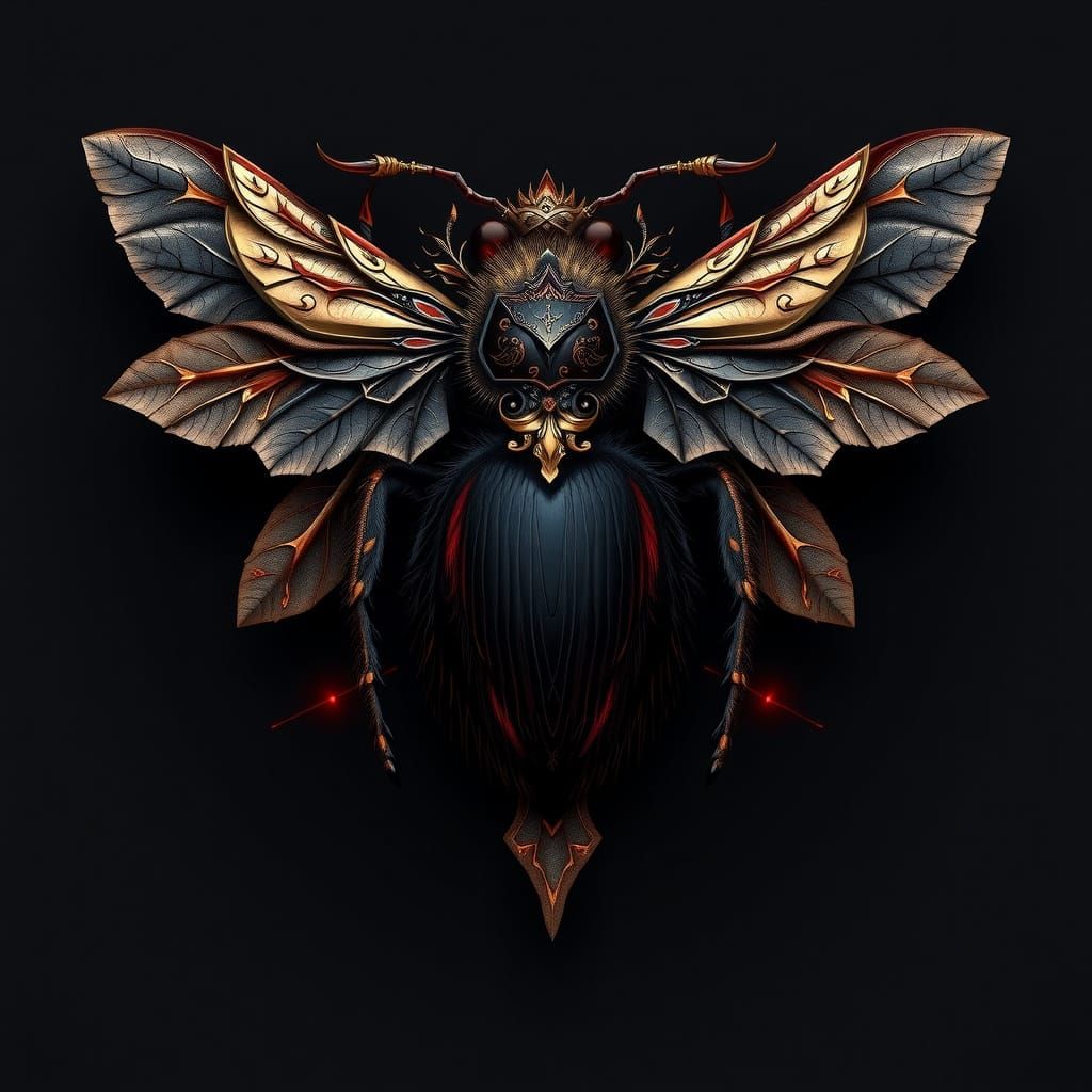 Baroque Bumblebee with Gothic Accents