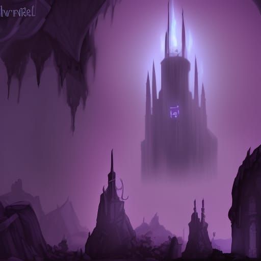 Drow City in the Underdark: Hyperdetailed Cavern
