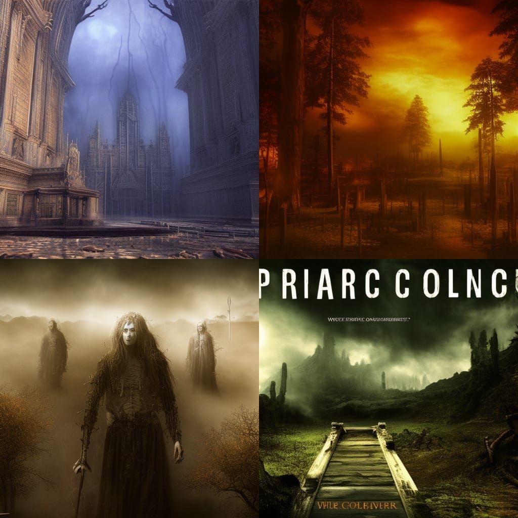 Epic Purgatory: Dramatic Digital Matte Painting