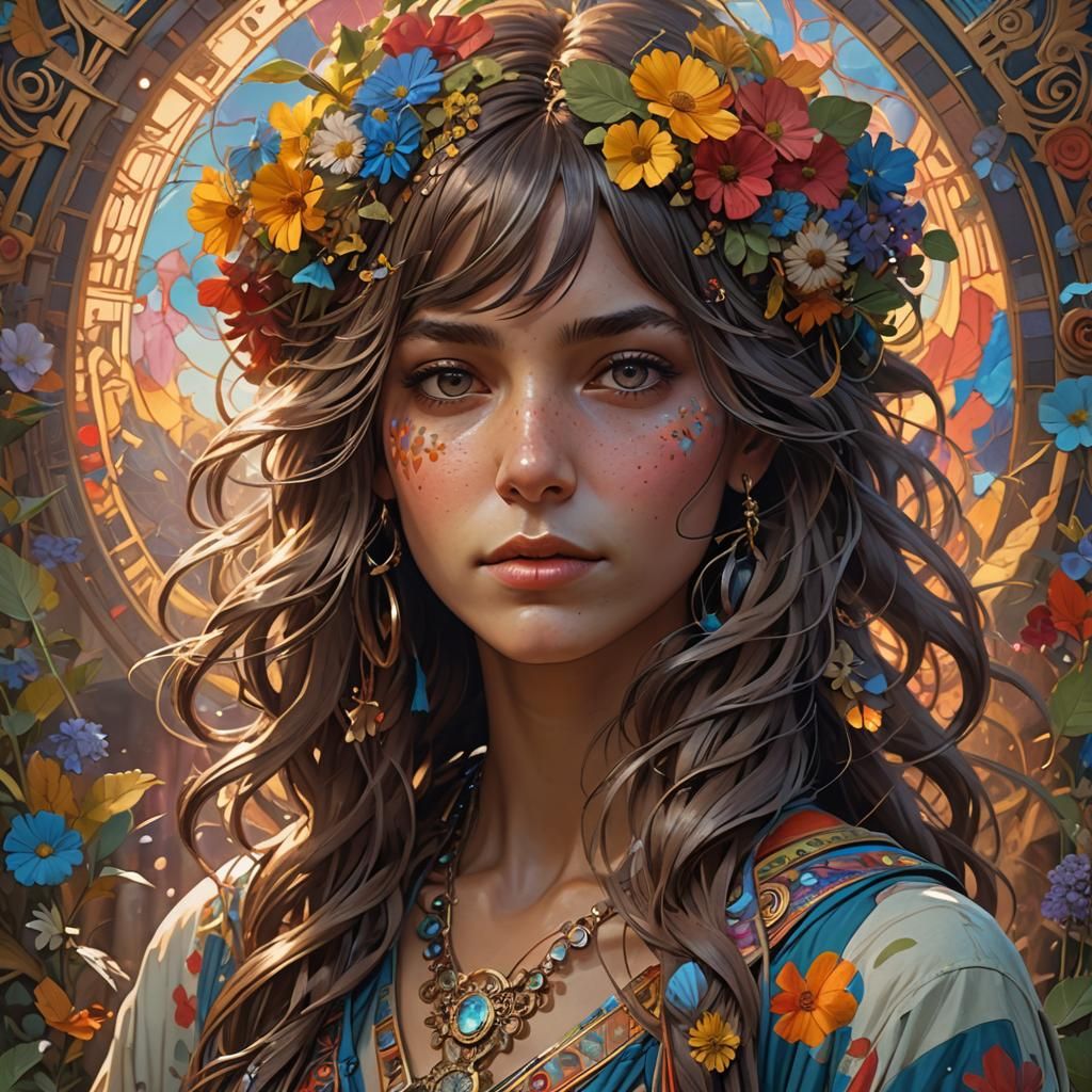 Detailed Portrait with Dynamic Lighting and Intricate Detail