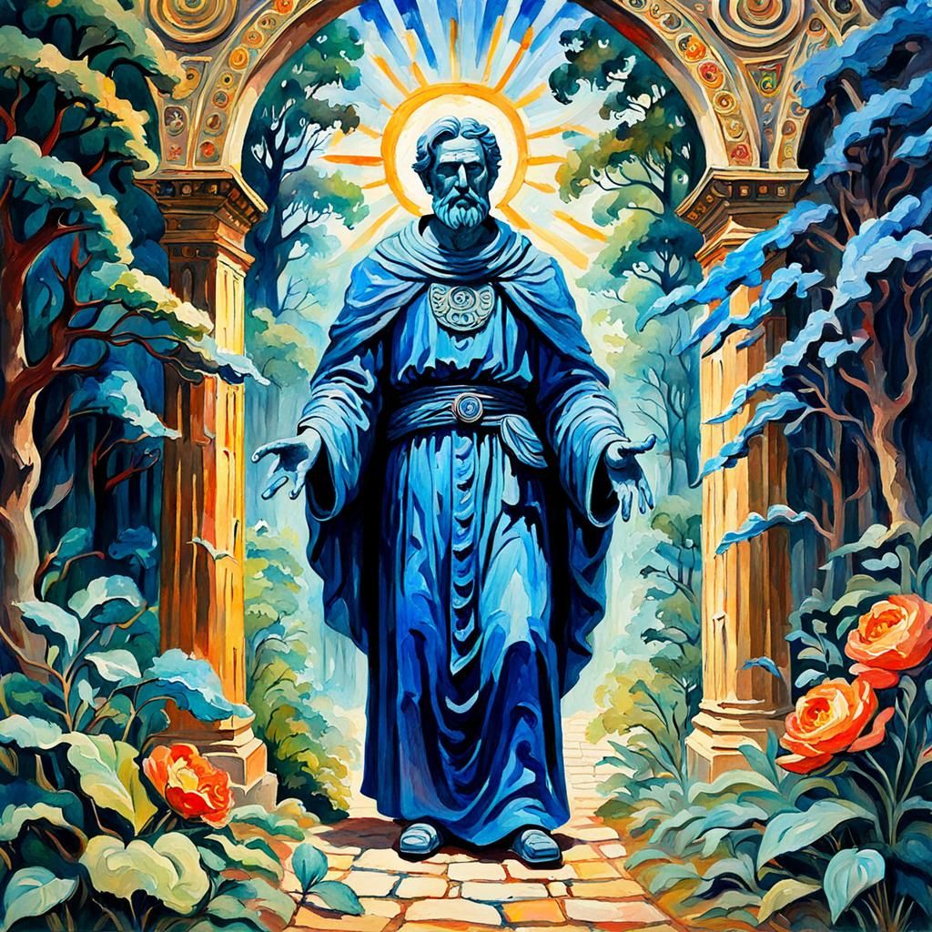 Mystical Journey: Gouache and Watercolor Impressionism