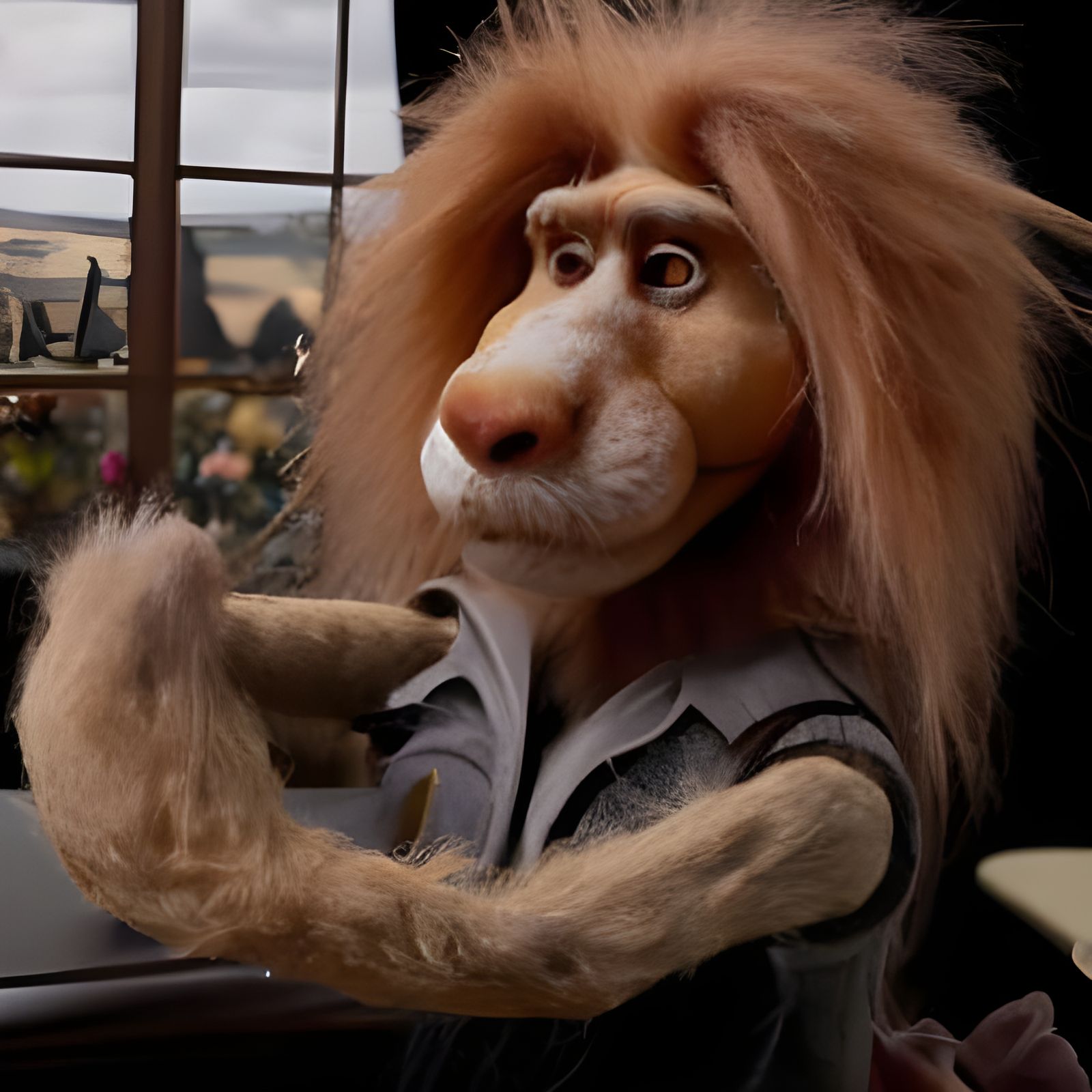 Lion. Vest. Muppet. Thursday. Booyah.