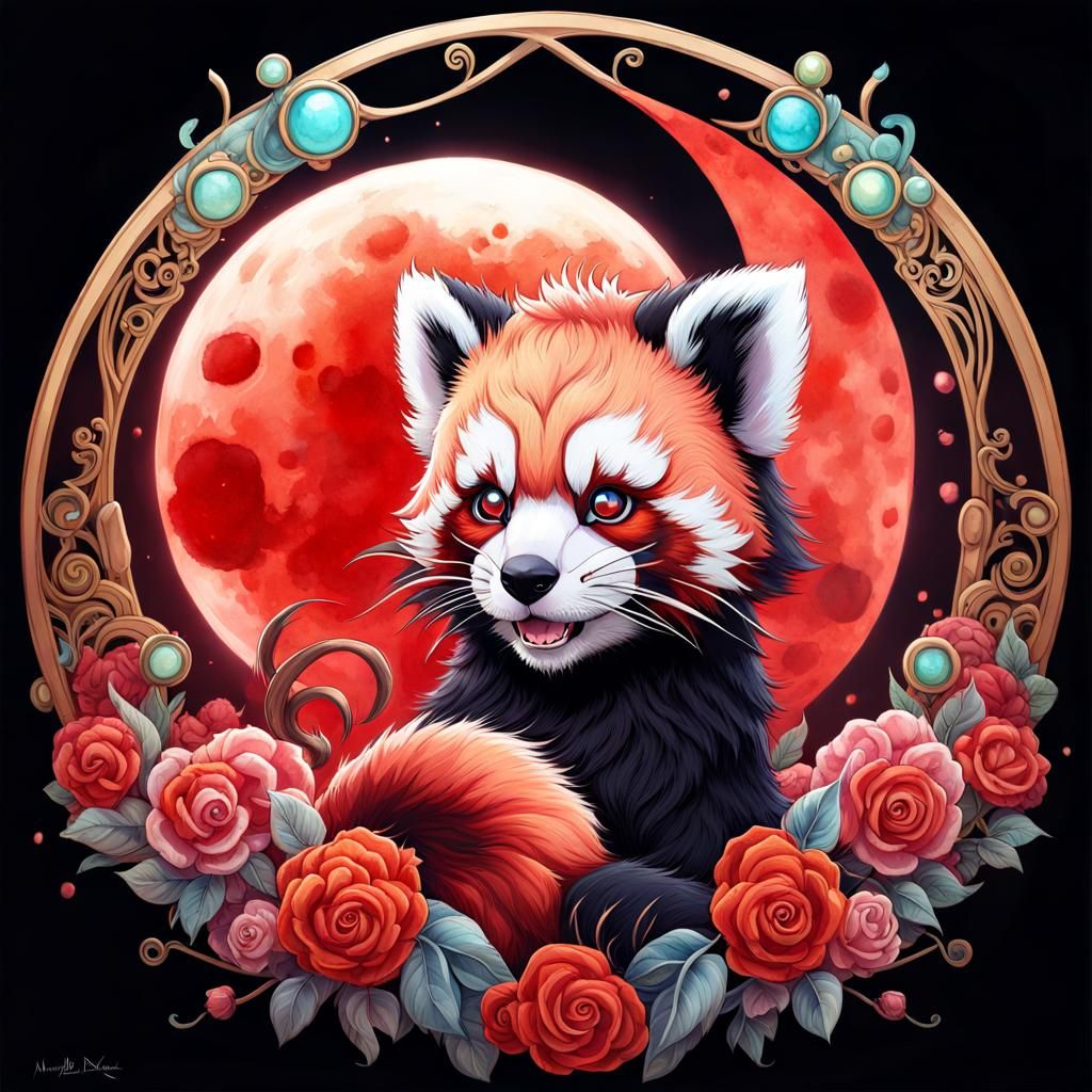 'Red Panda' ~  Evolved from @artAIJB s 'The Mouse'