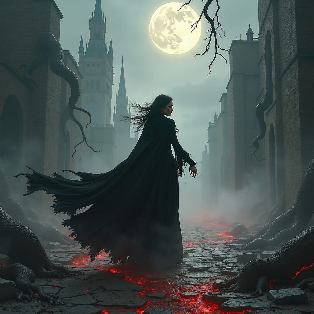 Dark Vampire Commands Inverted Battlefield