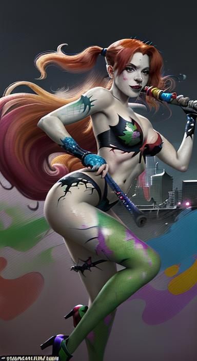 Harley and Ivy's Gouache Impressionist Dance