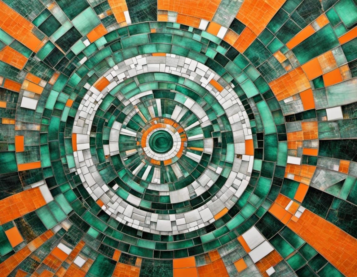 Mythic Emerald Luminous Abstract Surrealism