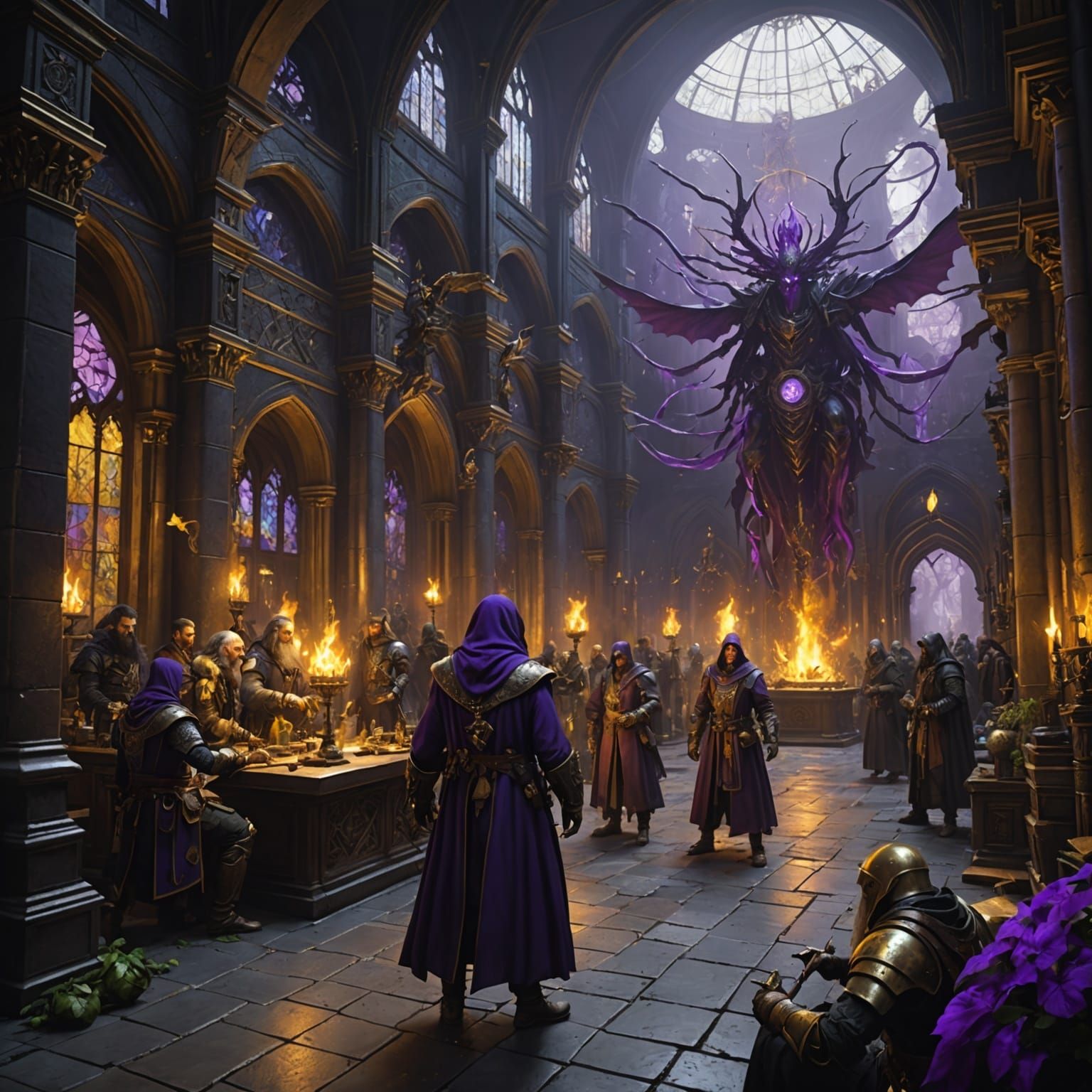 Epic War Between Cyber Clerics and Genetic Wizards