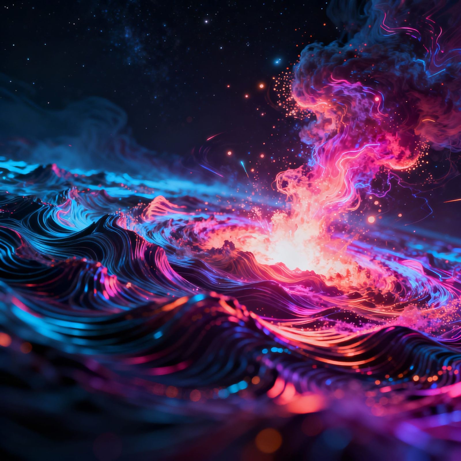 Collapsing Supernova Waves