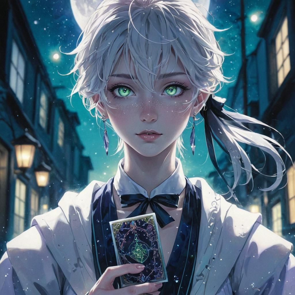 Ethereal Being in Visionary Art Style