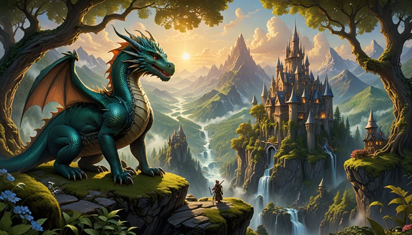 Fantasy Realms Where Dragons Soar and Magic Thrives