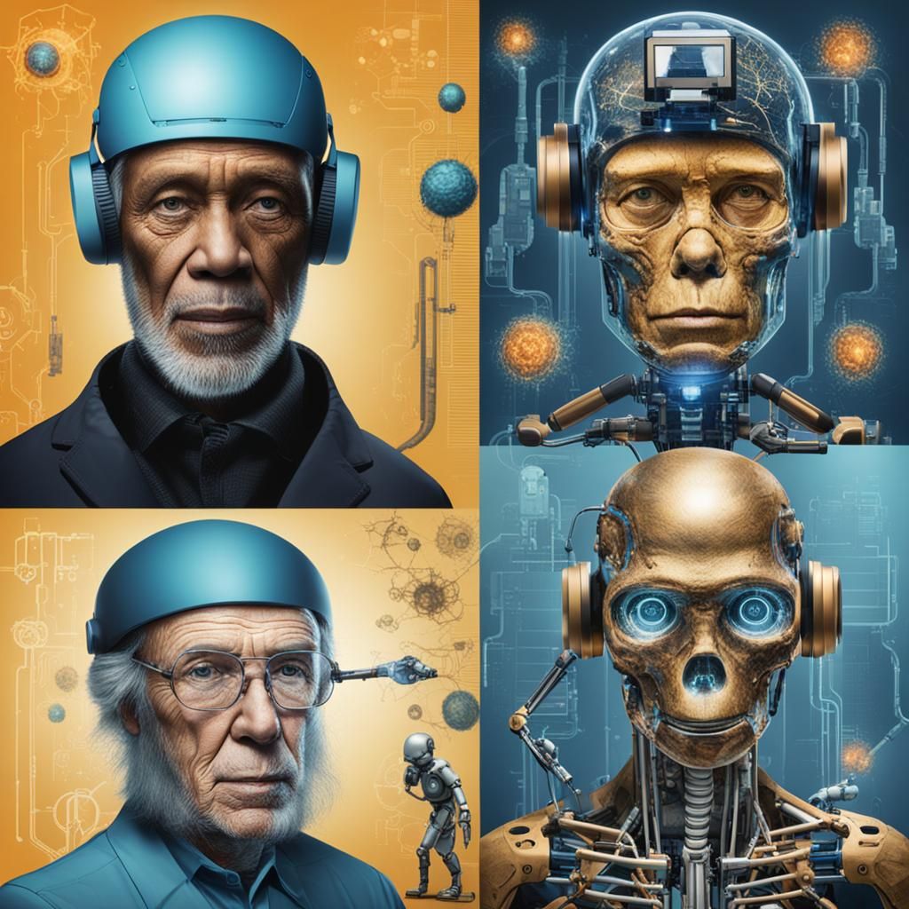 Technology-Driven Human Evolution: A Visual Journey