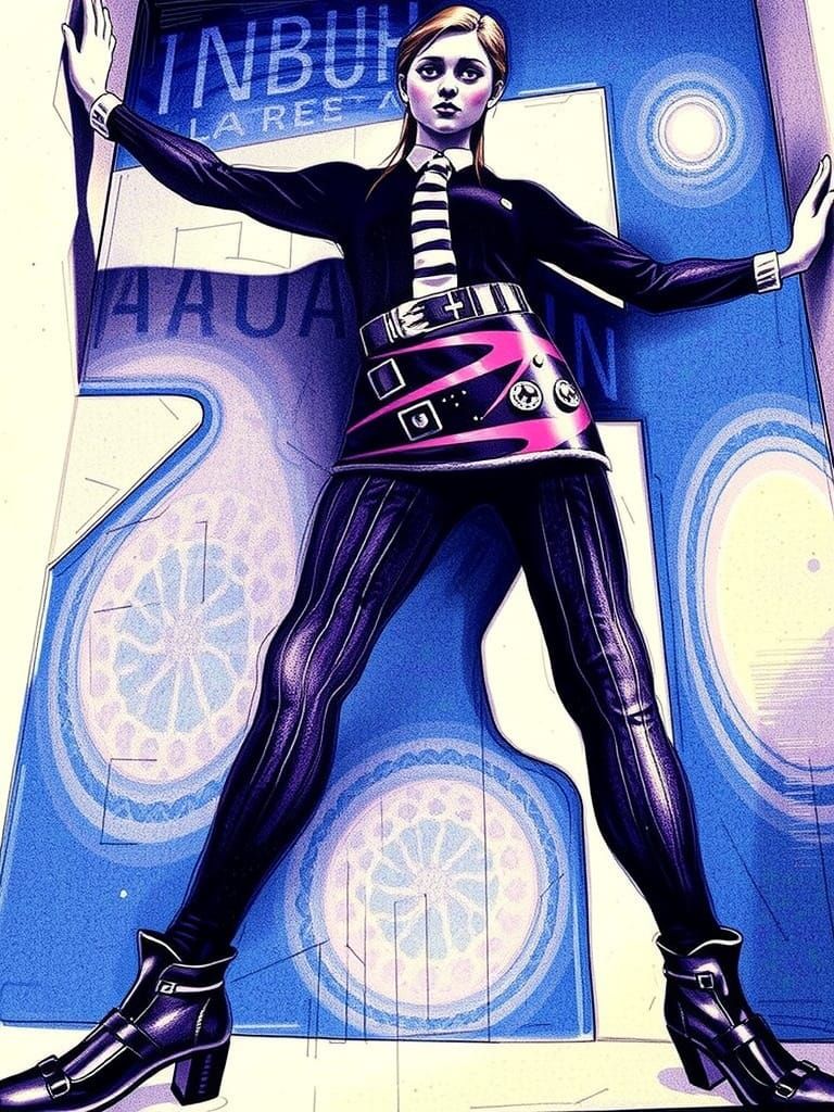 Vibrant Art Nouveau Fashion Accessories in a Cozy Corner