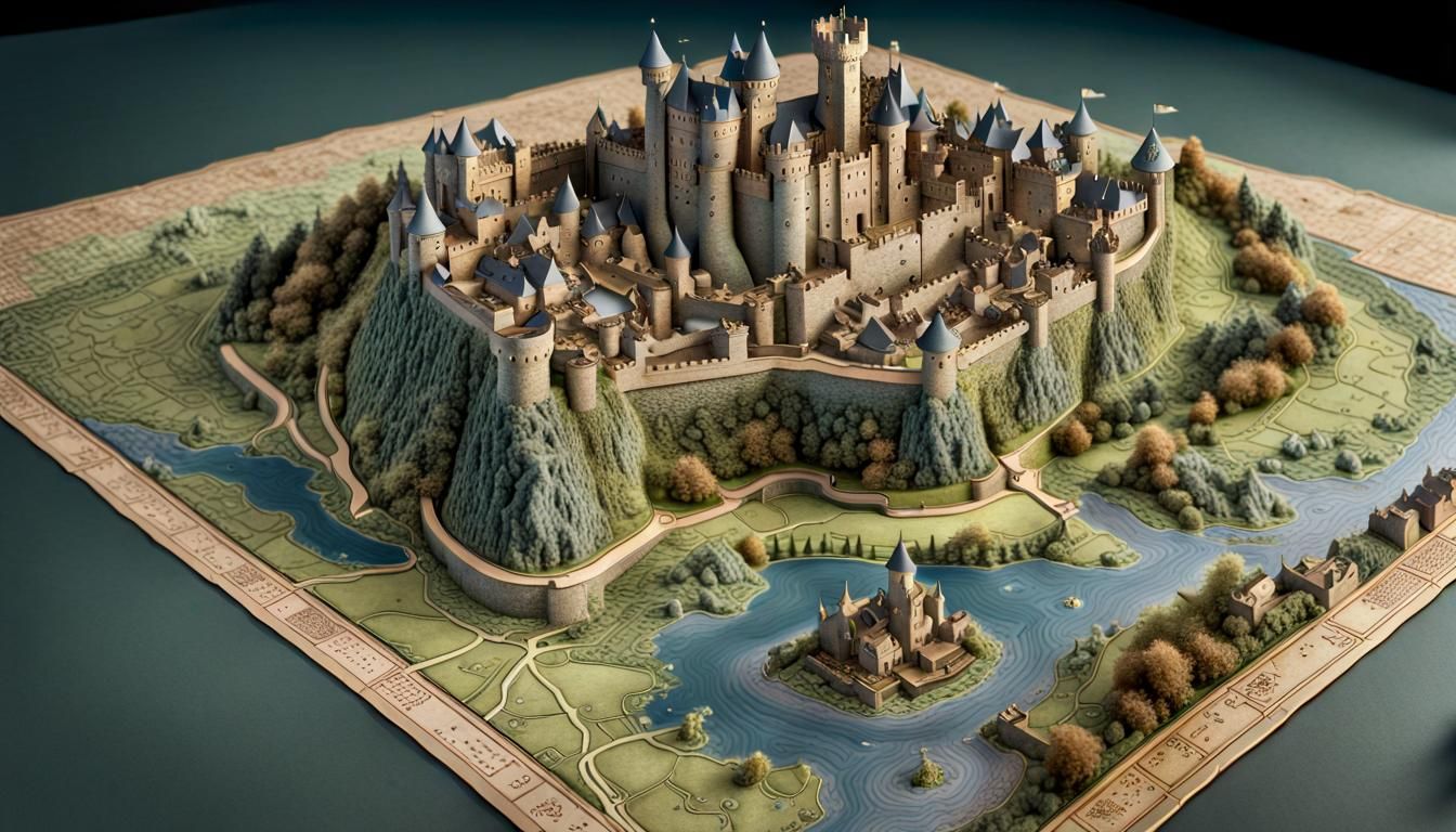 Unveiling the Enchanted Realm: Explore Camelot in Astounding 3D Detail and Discover the Majestic King Arthur's Castle