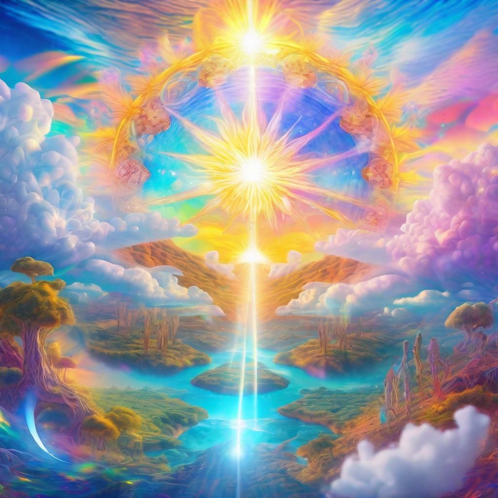 Island in the Clouds: A Cosmic Illustration