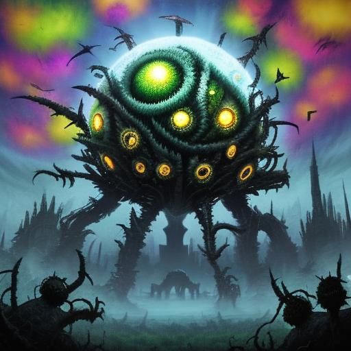 Killer Robots Attack with Glitter Gore