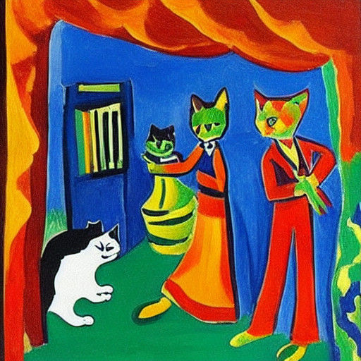 Ethereal Vampire in Jazz-Inspired Earthy Landscape