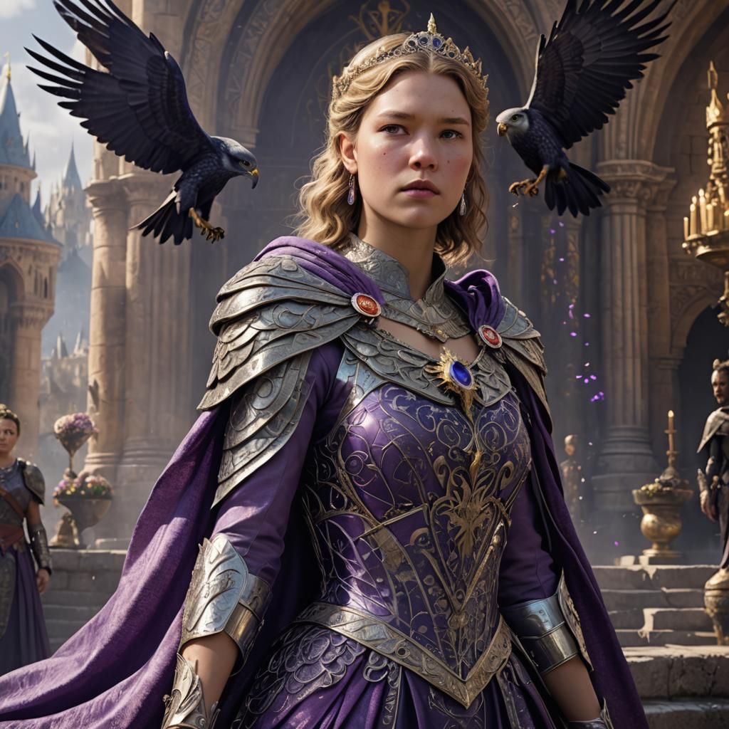 Léa Seydoux as Princess: Fantasy Concept Art