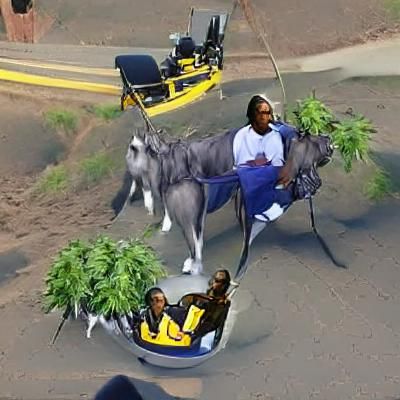 Snoop Dogg Rides a Mule