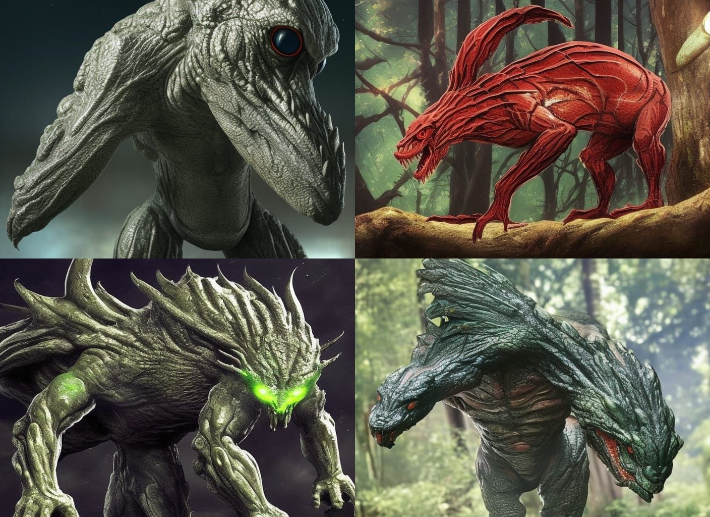 Awe-Inspiring Armored Alien Predator in 8k