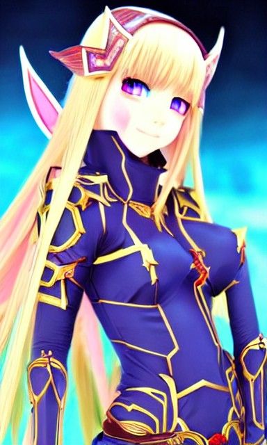 Blood Elf in Anime Fantasy Style
