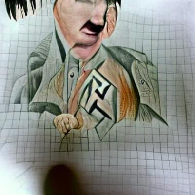 Authority Figure in Abstract Political Landscape