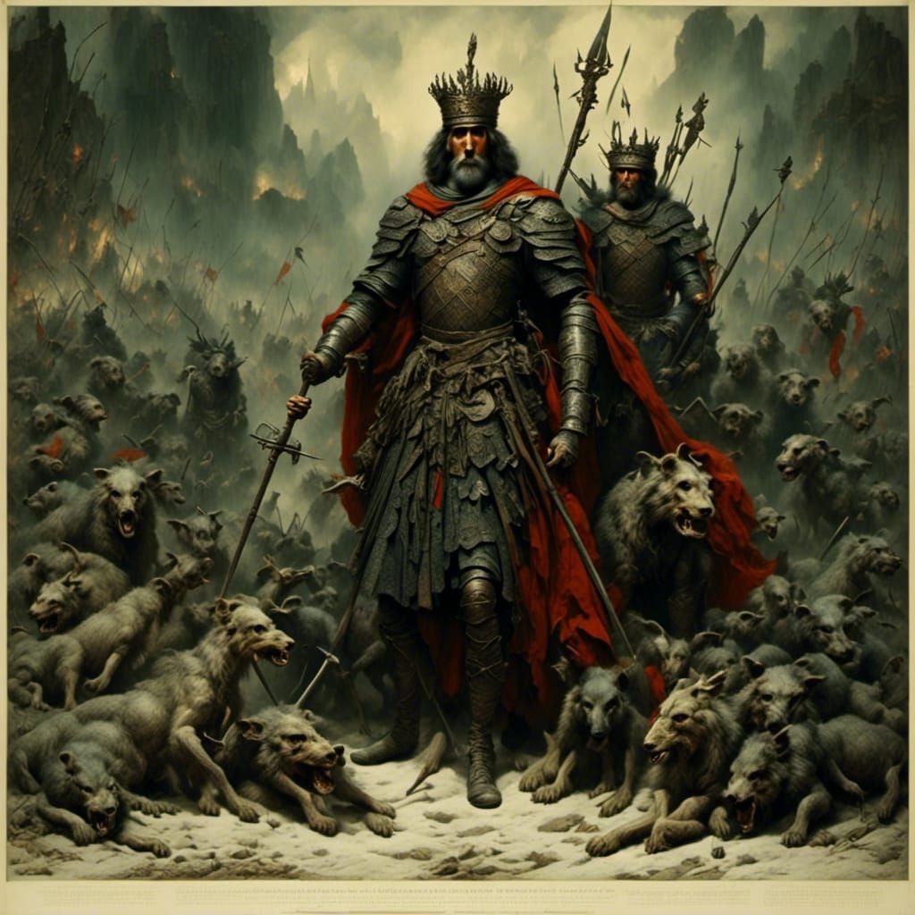 Surreal Dragon Composition in Dreamlike Horror Style