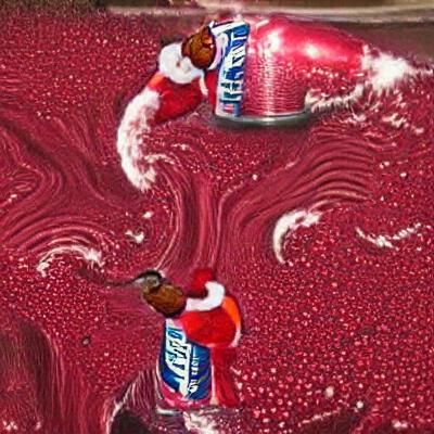 Abstract AI-Generated Graphic with Bold Colors