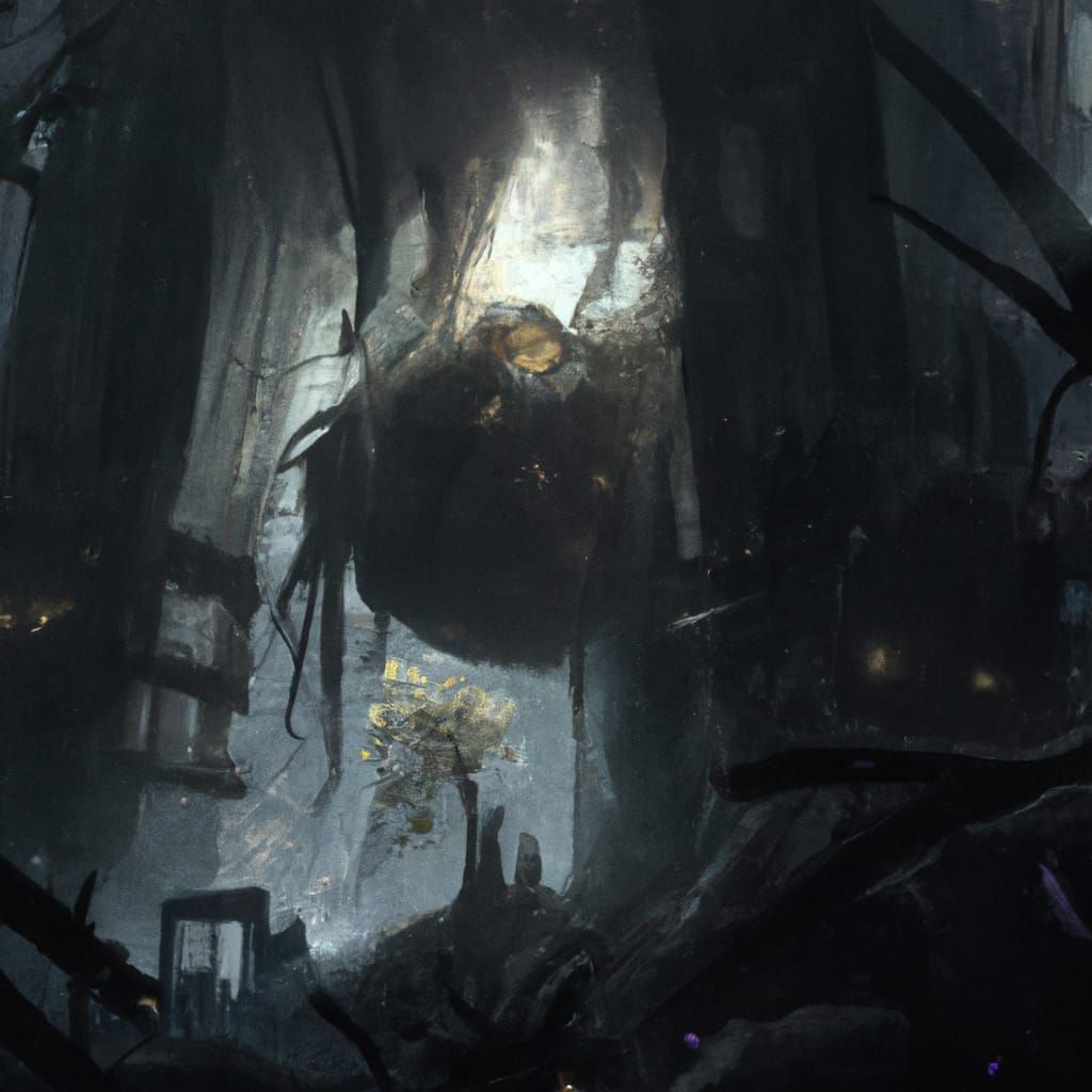 Nightmare Horror in Dark Fantasy Style