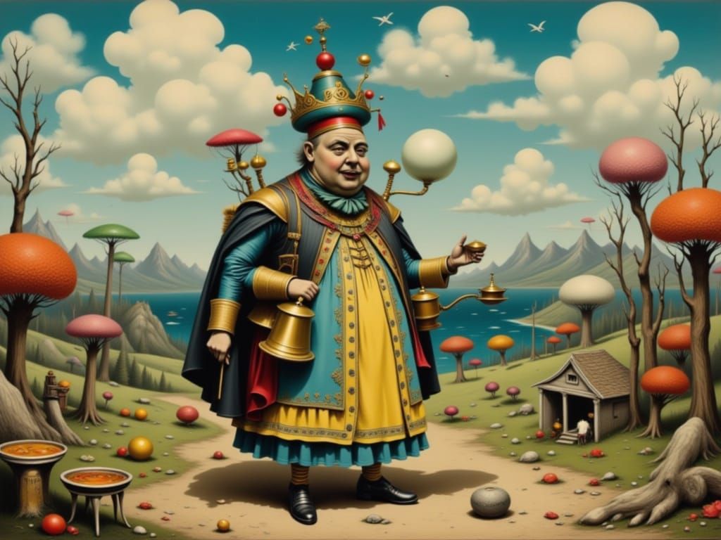 Graf Rotz Visits Relatives in Surrealist Dreamscape