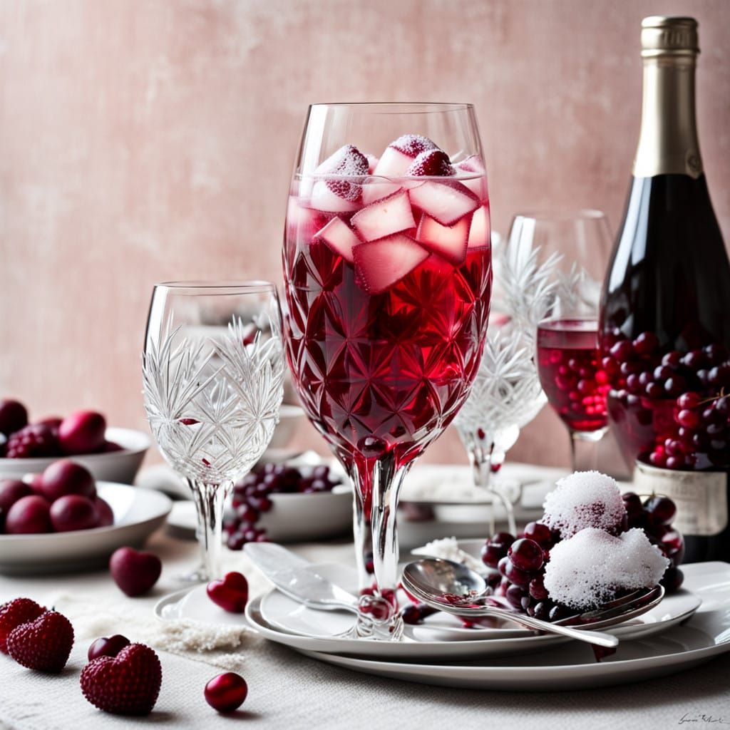 Winter Wonderland Still Life in Elegant Home Decor