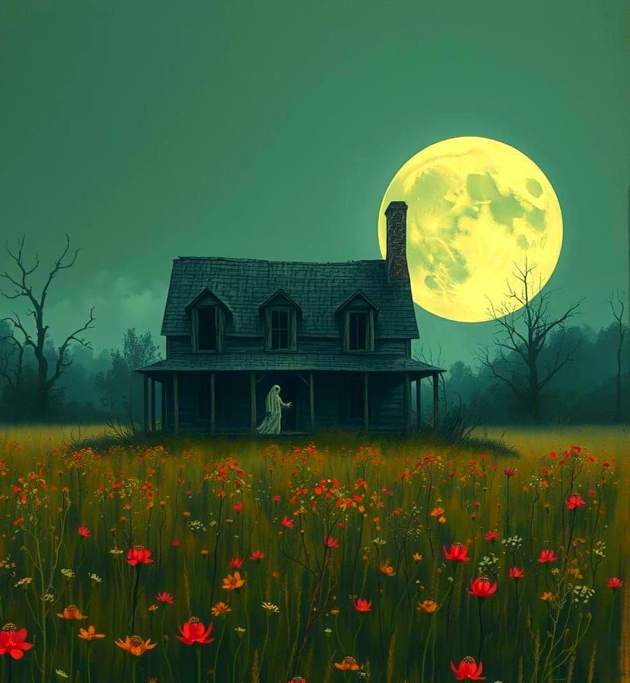 Ethereal Apparition in Abandoned House