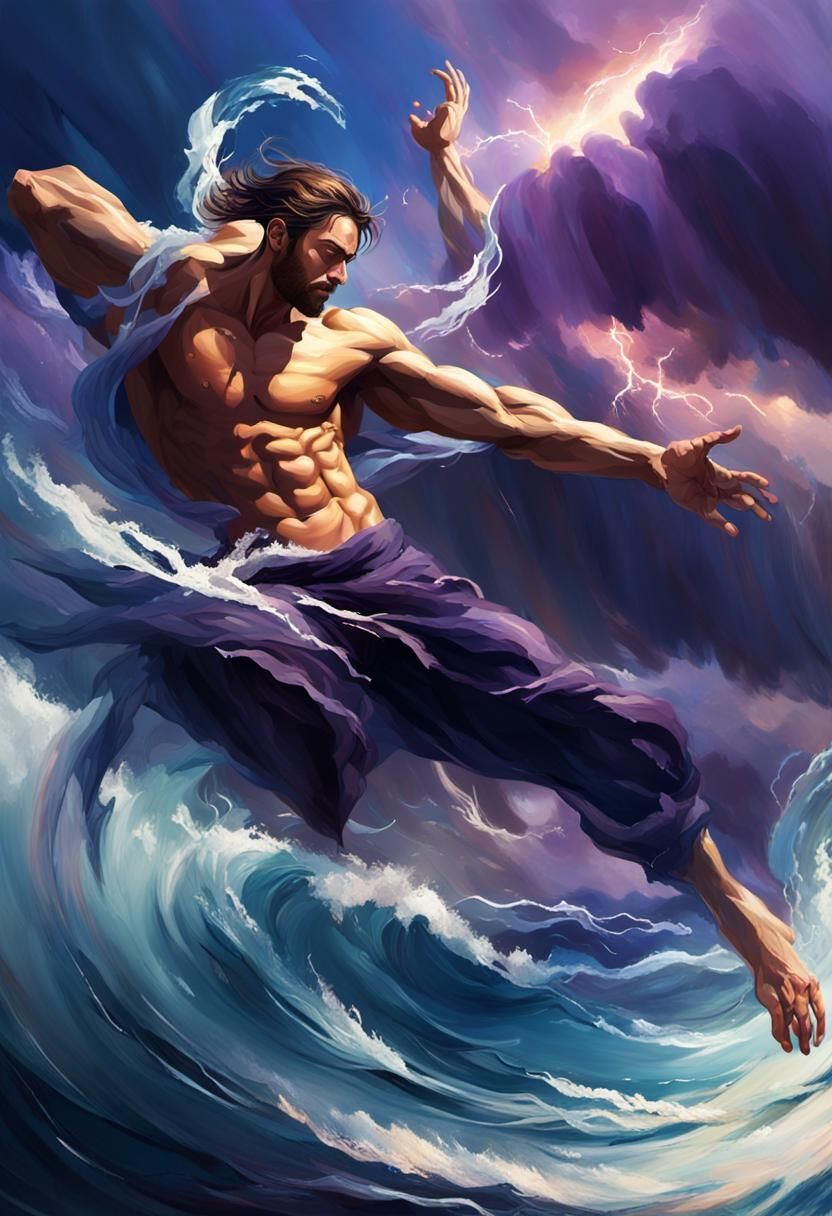 Wind Master Concept Art: Hyperrealistic Storm Control