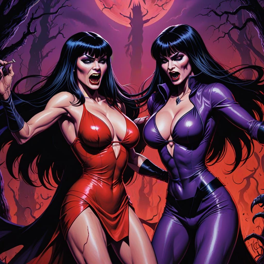 Vampirella vs Elvira