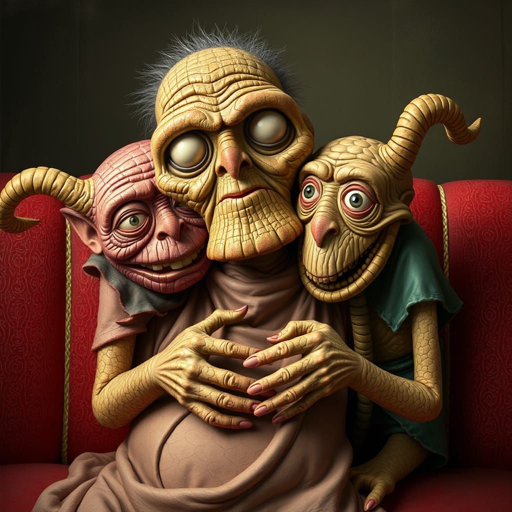 Abstract AI-Generated Image from Simple Prompt