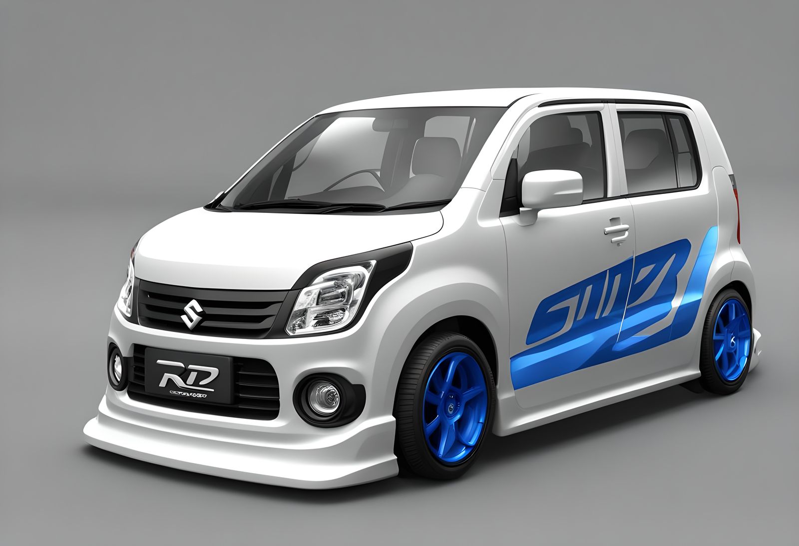 Customized 2013 Suzuki Wagon R 3D Render