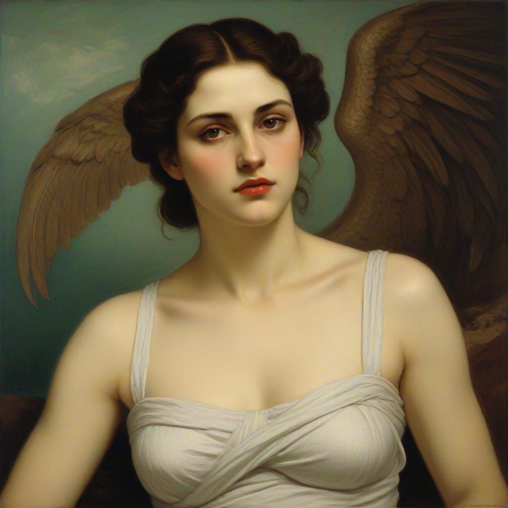 Ancient Greek Gods Depicted in Oil Painting