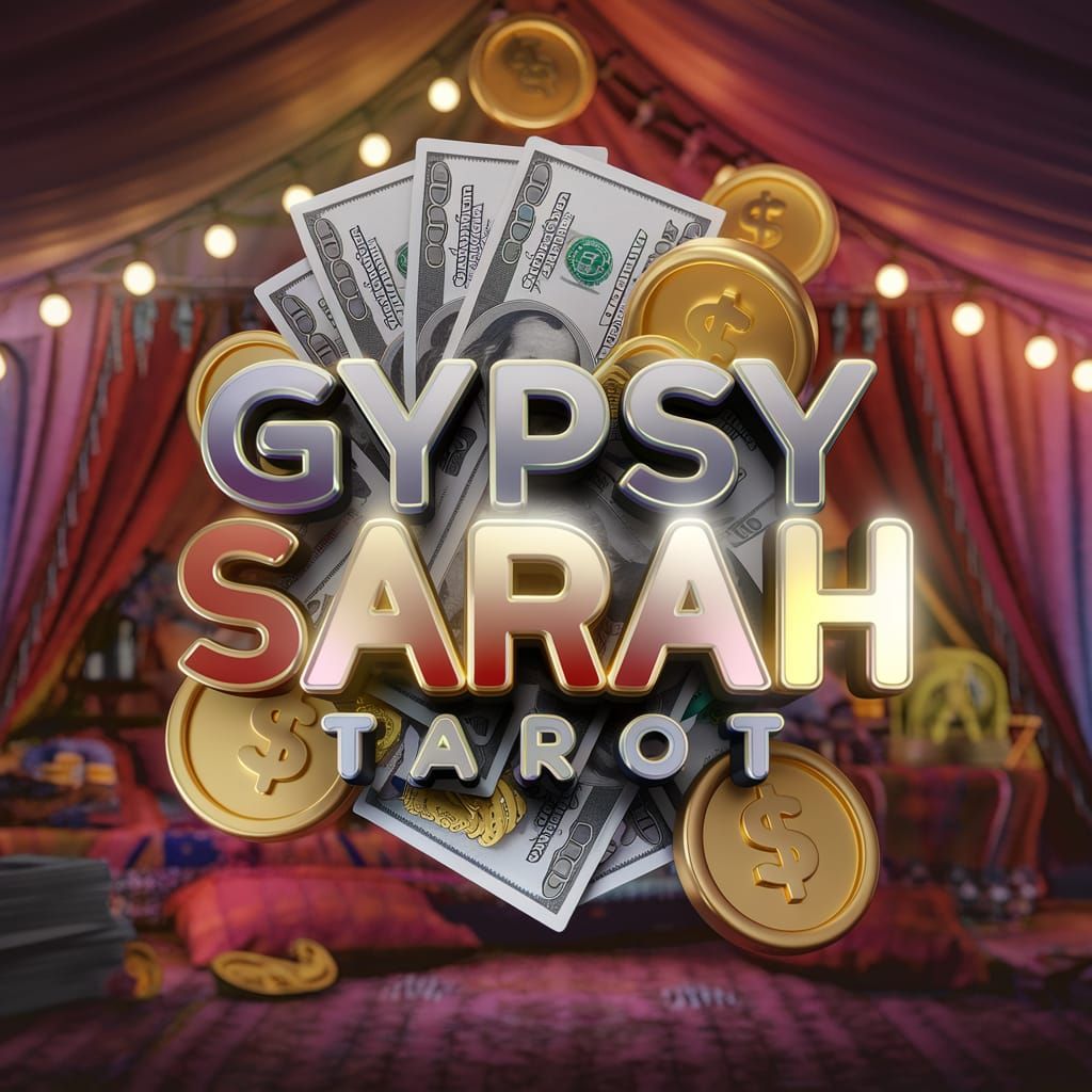 Futuristic 3D Logo for Gypsy Sarah Tarot
