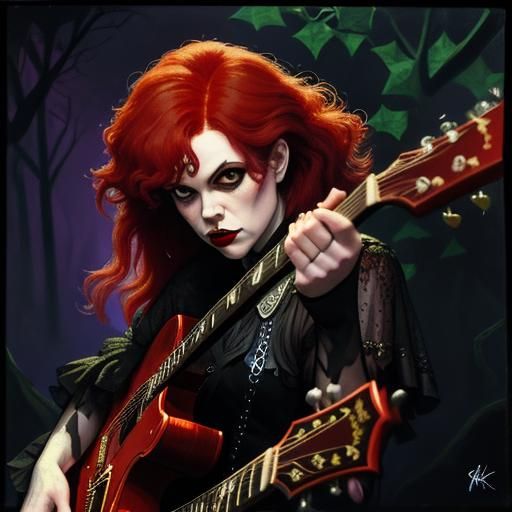 Poison Ivy Rorschach from The Cramps