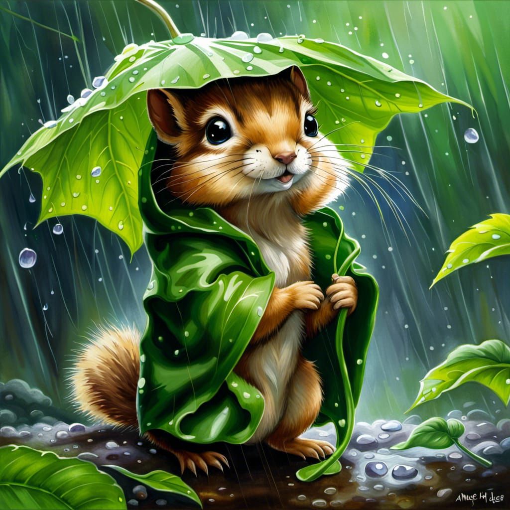 Rainy Day Chipmunk