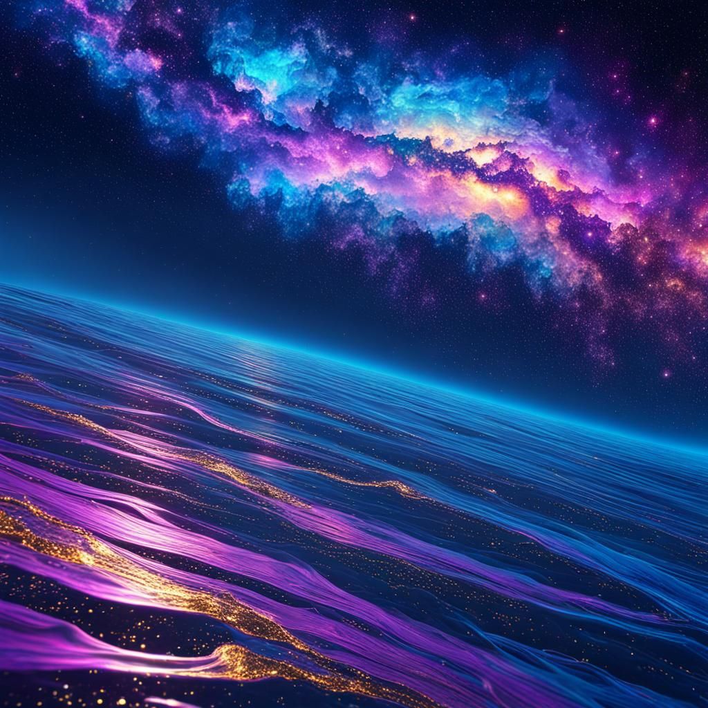 Celestial Being on Liquid Crystal Ocean